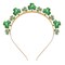 St. Patrick's Day Headbands, Glitter Rhinestone Shamrock Headbands Lucky Irish Hairbands St Patrick's Day Accessories Party Favors Gifts (Shamrock)